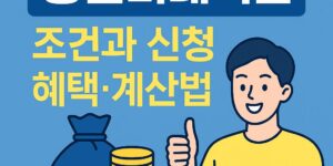 청년미래적금 조건과 신청 방법